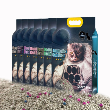Cat Global bentonite cat litter is on hot sale in the Chile market