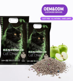 Cat Global® 5kg 10kg bentonite cat litter apple OEM