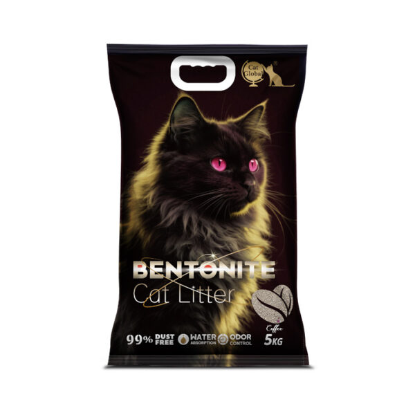 Cat Global® 5kg bentonite cat litter coffee