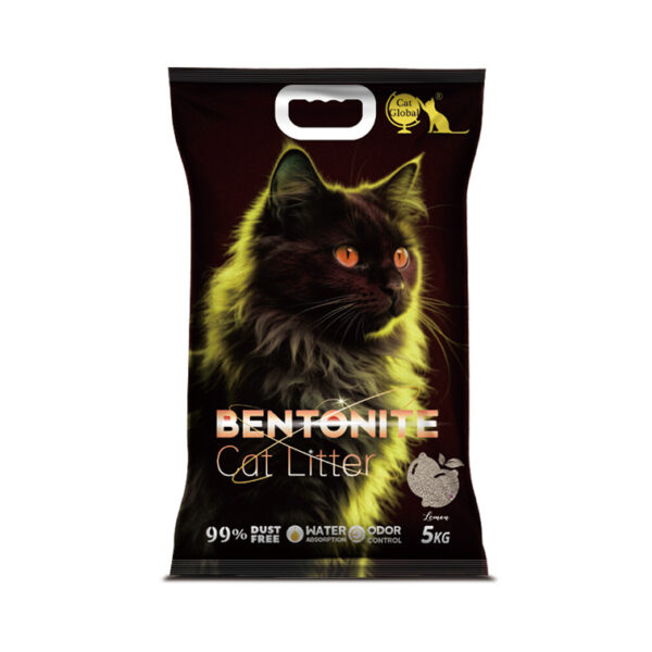 Cat Global® 5kg bentonite cat litter lemon
