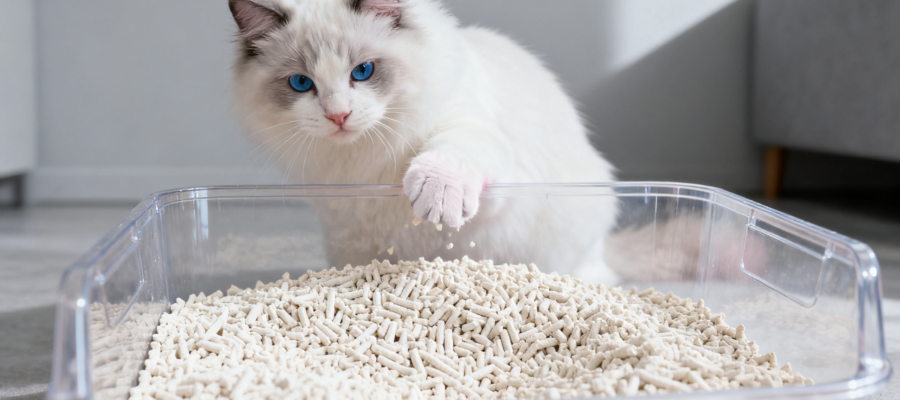 Cat Global® Tofu bulk kitty litter with milk scent