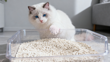 Cat Global® Tofu bulk kitty litter with milk scent