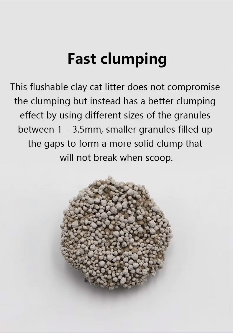 Water Soluble Bentonite Cat Litter