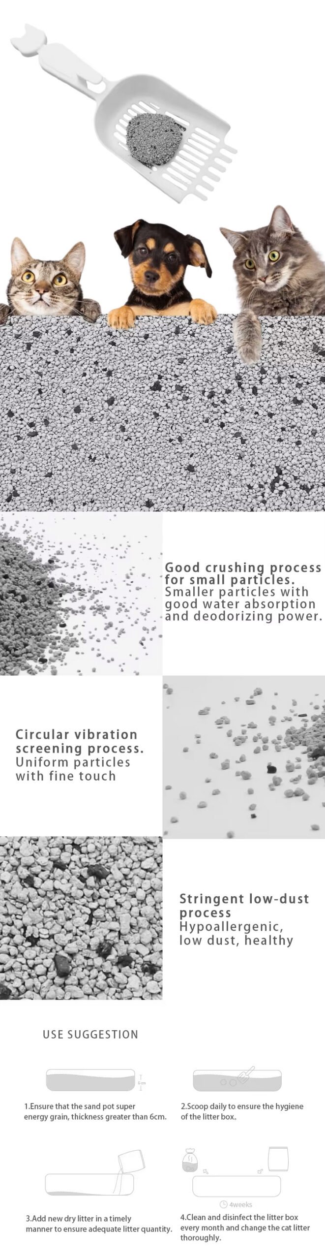 Shine Black Cat Litter