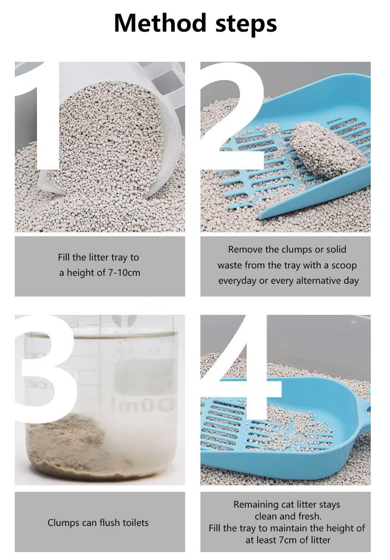 Water Soluble Bentonite Cat Litter