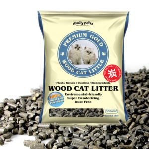 Activated charcoal pine litter