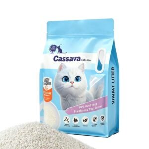 cassava cat litter