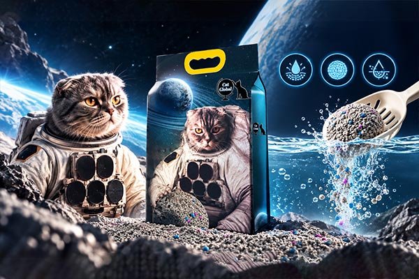 bentonite cat litter clumping